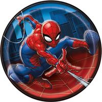 SPIDER-MAN 7" PAPER PLATES 8CT