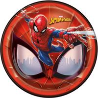 SPIDER-MAN 9" PAPER PLATES 8CT