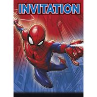 SPIDERMAN INVITE 8CT
