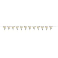 RAINBOW SPOT BDAY FLAG BANNER