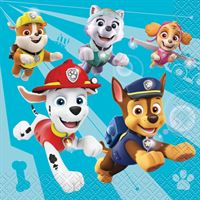 PAW PATROL BEVERAGE NAPKINS 16CT