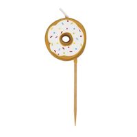 DONUT PICK BDAY CANDLES 6CT