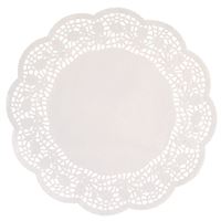 12" WHITE LACE DOILIES 12CT