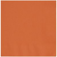 PUMPKIN ORANGE BEVERAGE NAPKINS 20CT