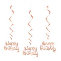 ROSE GLD HAPPY BIRTHDAY HANG DECOR