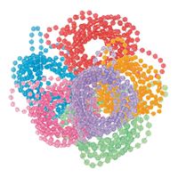 6 TRANSPARENT BEADS NET BAG