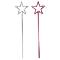 8 MINI STAR WANDS NET BAG