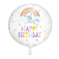 UNICORN BDAY 18" MYLAR