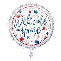 R/W/B WELCOME HOME 18" MYLAR