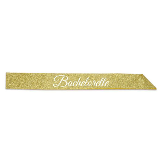 BACHELORETTE GLITTERED SASH