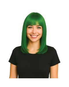 LONG BOB SPIRIT WIG GREEN