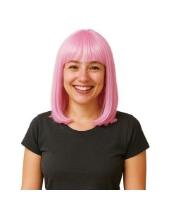 LONG BOB SPIRIT WIG PINK