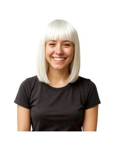 LONG BOB SPIRIT WIG WHITE
