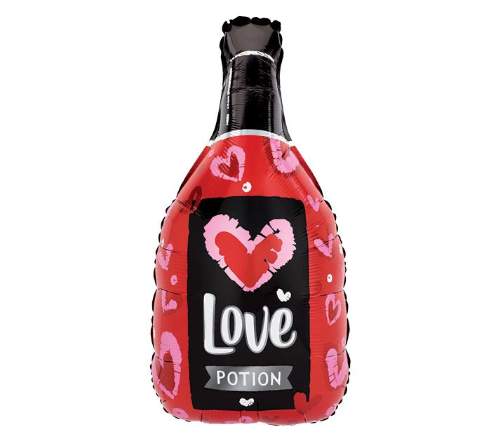LOVE POTION 36" BOTTLE SHAPE MYLAR