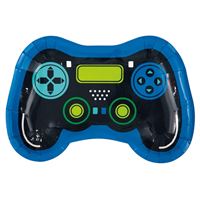 GAMER BDAY CONTROLLER SHP 9" PLATES