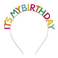 ENAMEL ITS MY BDAY HEADBAND