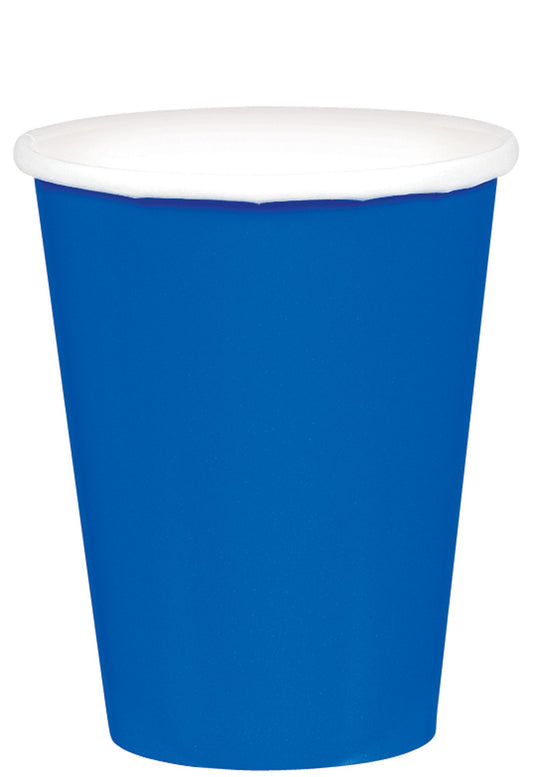 9OZ PAPER CUPS BRT ROYAL BLUE