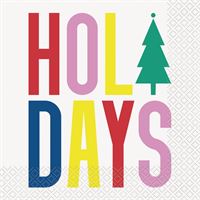 VIBRANT CHRISTMAS LUNCH NAPKIN