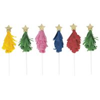 VIBRANT CHRISTMAS TREE CAKE TOPPER