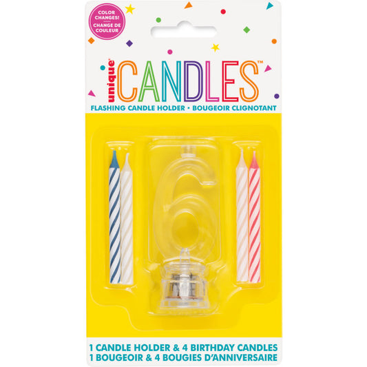 #6 FLASHING CANDLE HOLDER