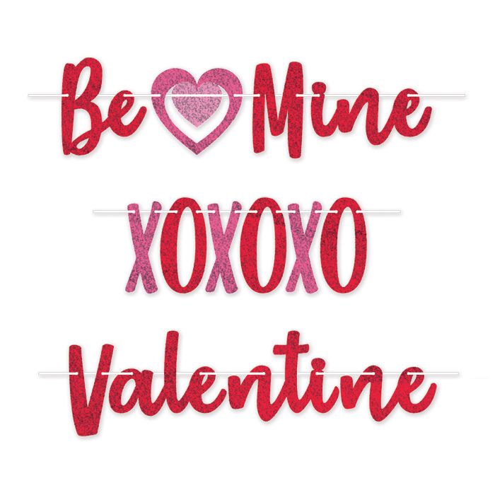 VALENTINE STREAMER SET