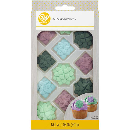 SUCCULENT ROYAL ICING DECORATIONS