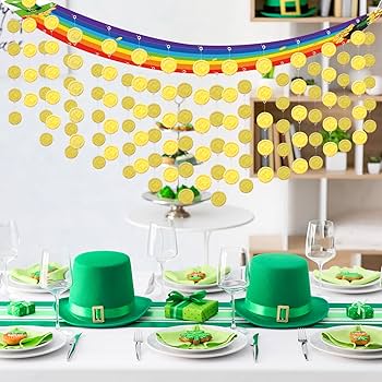 ST. PATS CEILING DECOR RNB/GLD