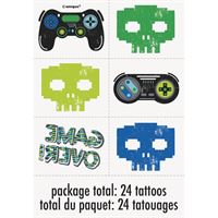 GAMER BDAY TATTOOS 24CT