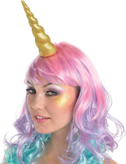 GOLD GLITTER UNICORN HORN