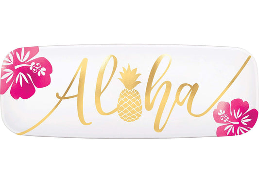 ALOHA PLASTIC LONG PLATTER