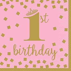 1ST BIRTHDAY GOLD LN