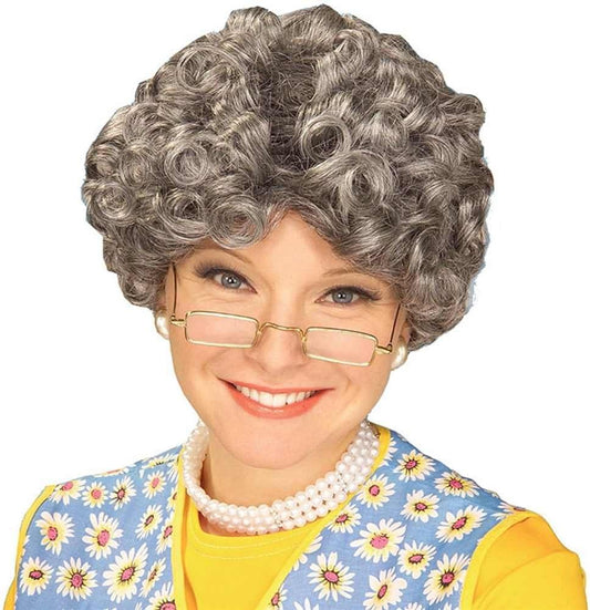 YO MOMMA WIG GREY