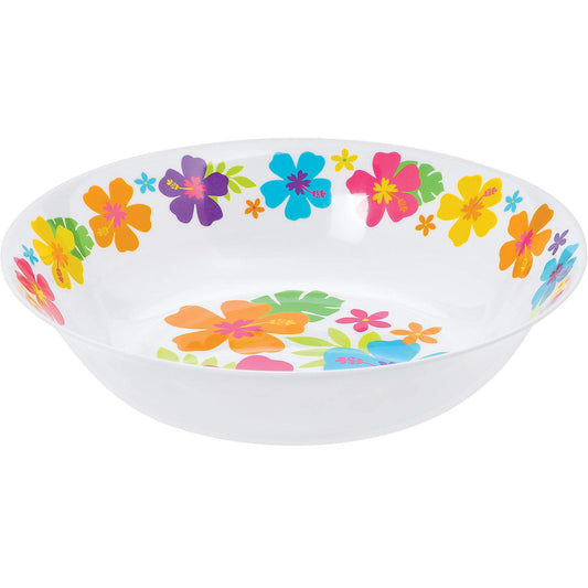 HIBISCUS WHITE LARGE BOWL