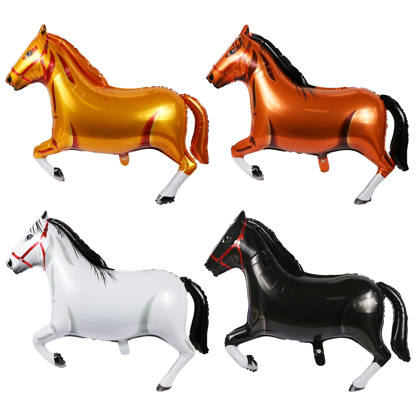 HORSE SHAPED AIR-FILLED MYLAR 1 CT
