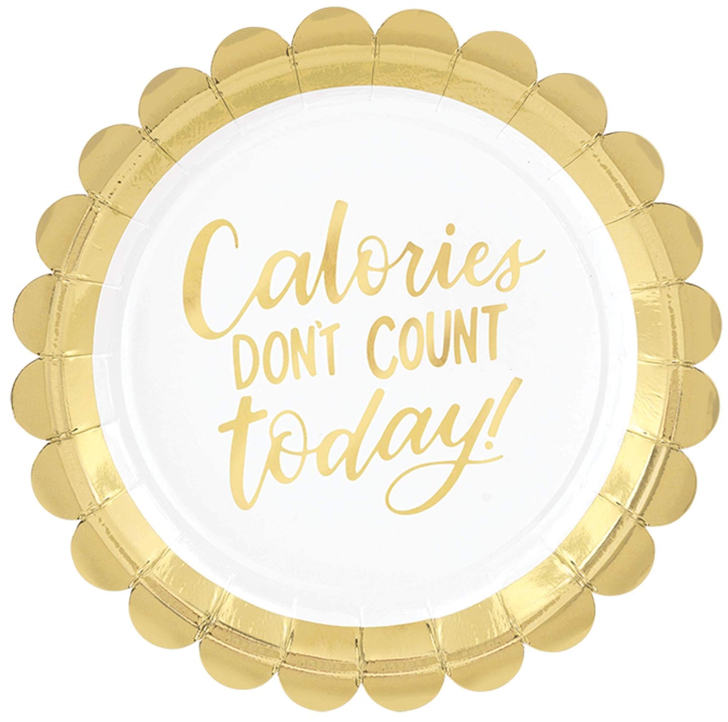 COCKTAIL PARTY 7" SCALLOPED PL