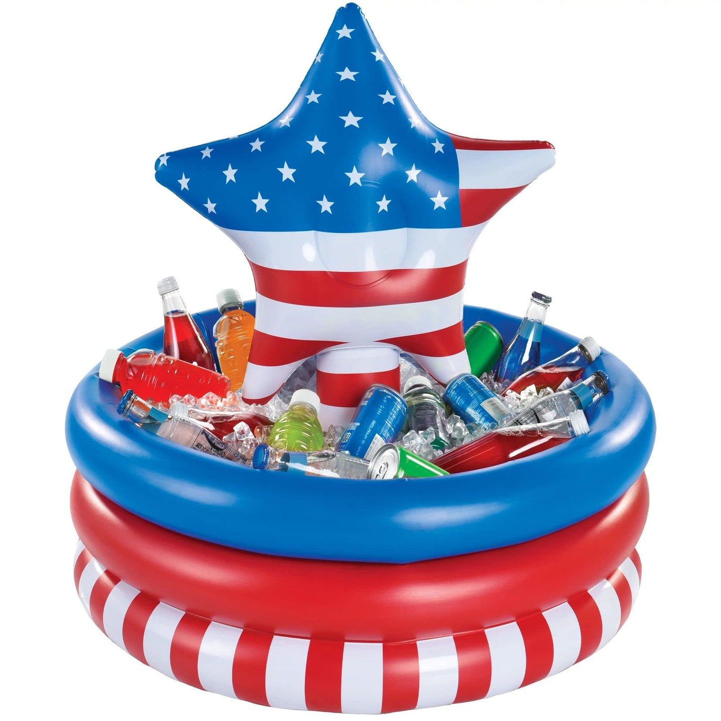 PATRIOTIC INFLATABLE TABLETOP COOLER