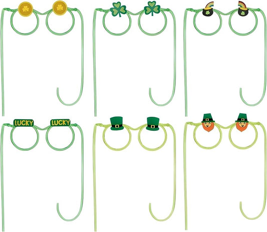 ST. PATS STRAW GLASSES