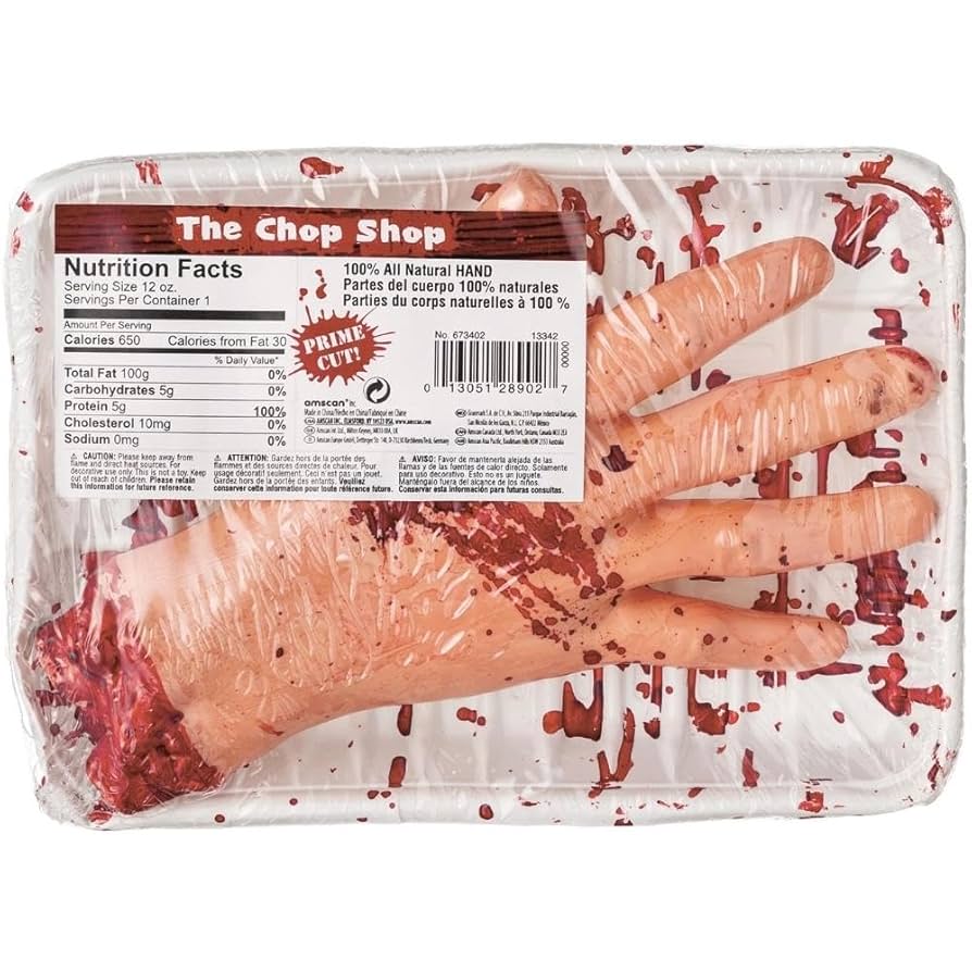 HAND MEAT MARKET VALUE SIZE