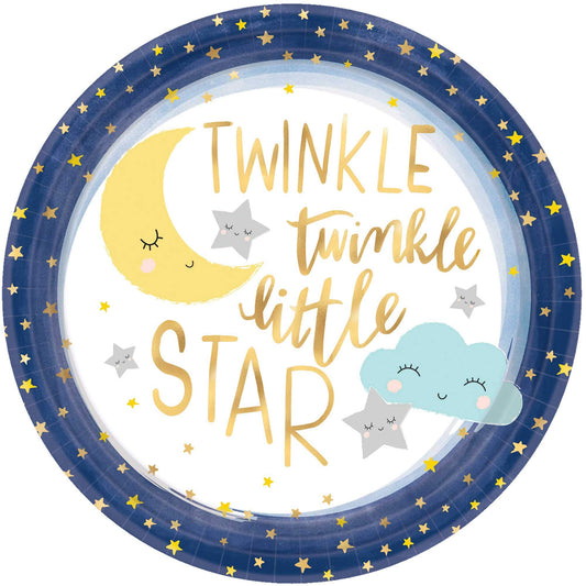 TWINKLE LITTLE STAR 10.5" PLATES