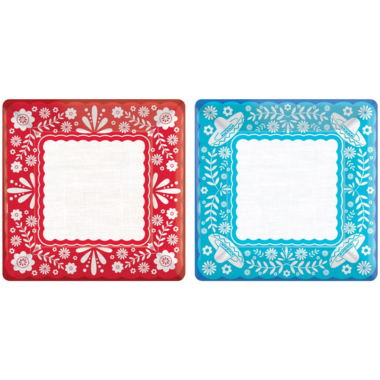 VIVA LA PARTY 10" SQUARE PLATES