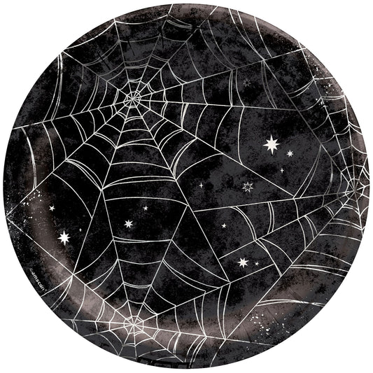 SPIDER WEB 10" PAPER PLATES 20CT