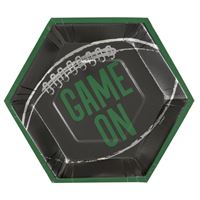 KICKOFF FOOTBALL 9.25 PPR PLATES 8CT