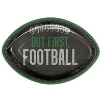KICKOFF FOOTBALL SHAPED 12" PPR PLATE