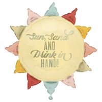 SUN SAND DRINK 30" MYLAR