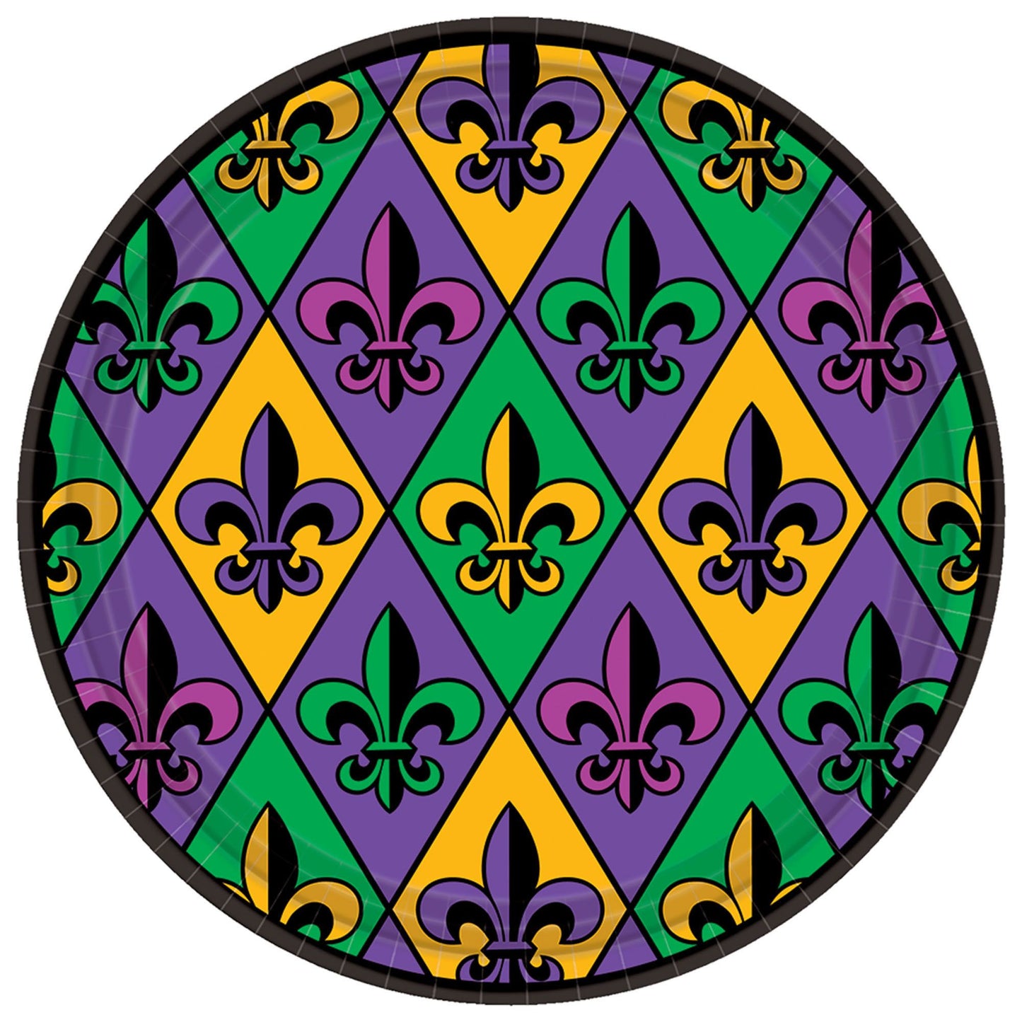 FLEUR DE LIS 7" PPR PLATES