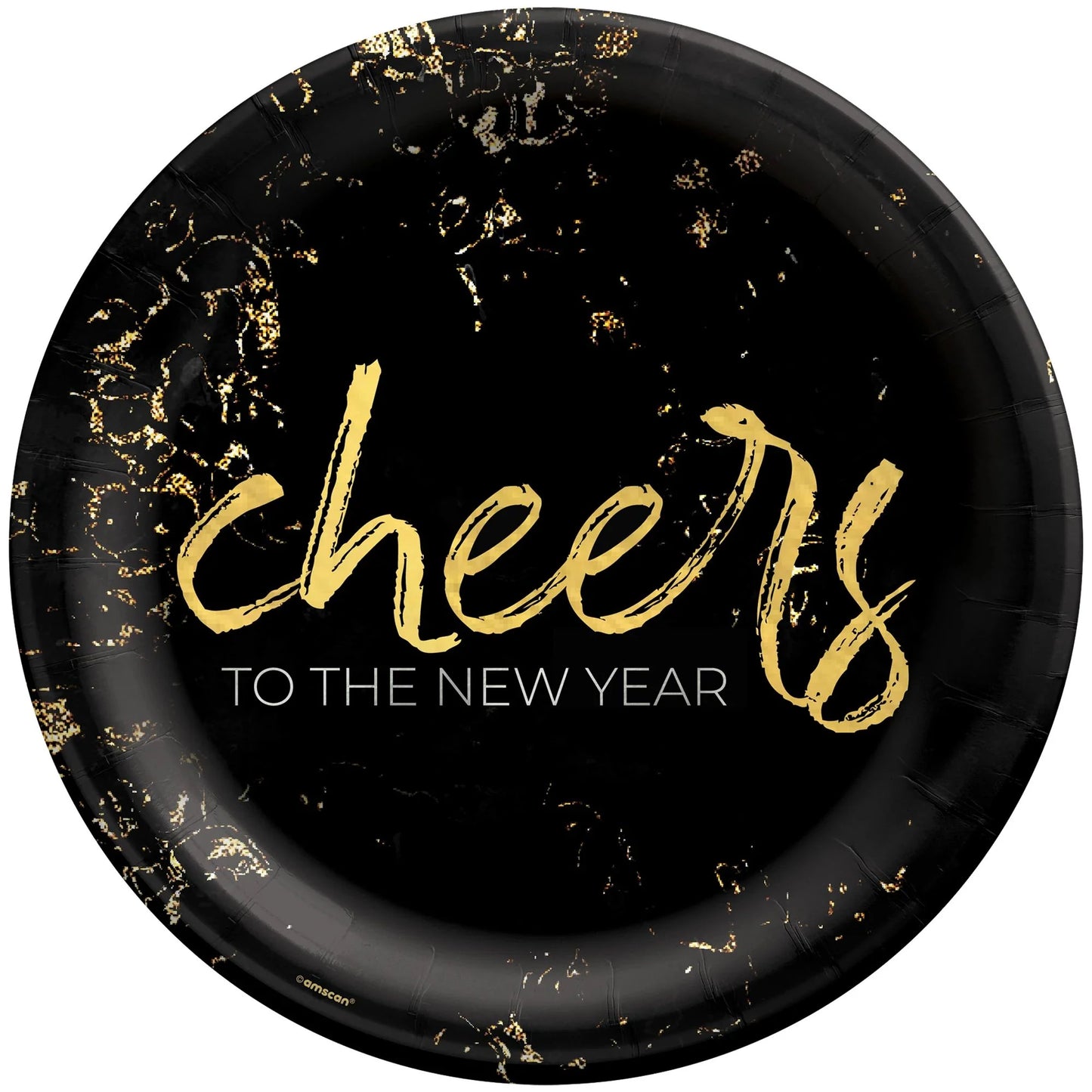 CHEERS FOR THE NEW YEAR 6.75" PPR PLATE 20CT