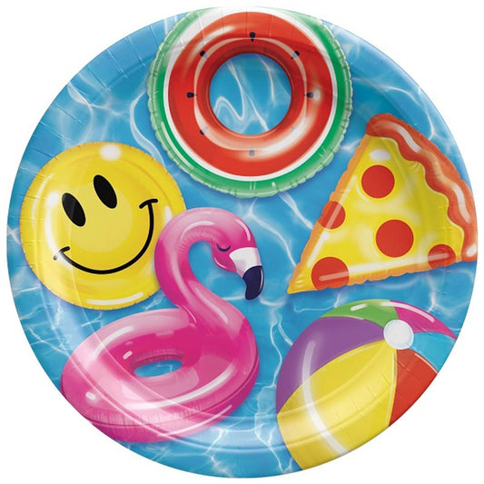COOL POOL 10" PPR PLATE 20CT