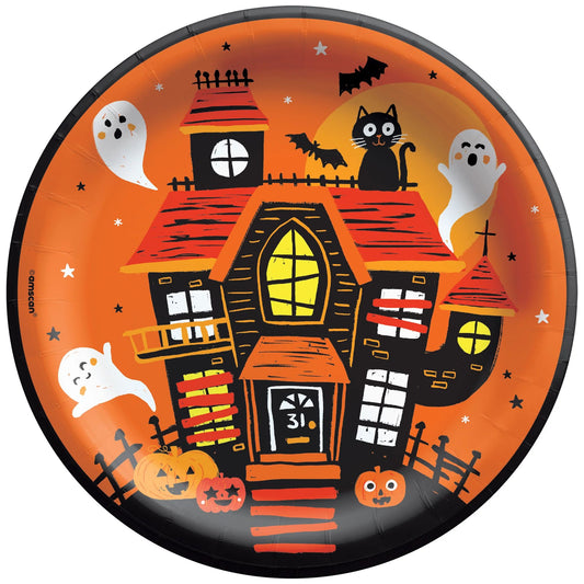 SPOOKY FRIENDS 8.5" BPP PLATES