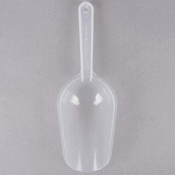6OZ CLEAR UTILITY AND ICE SCOOP