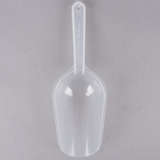 6OZ CLEAR UTILITY AND ICE SCOOP